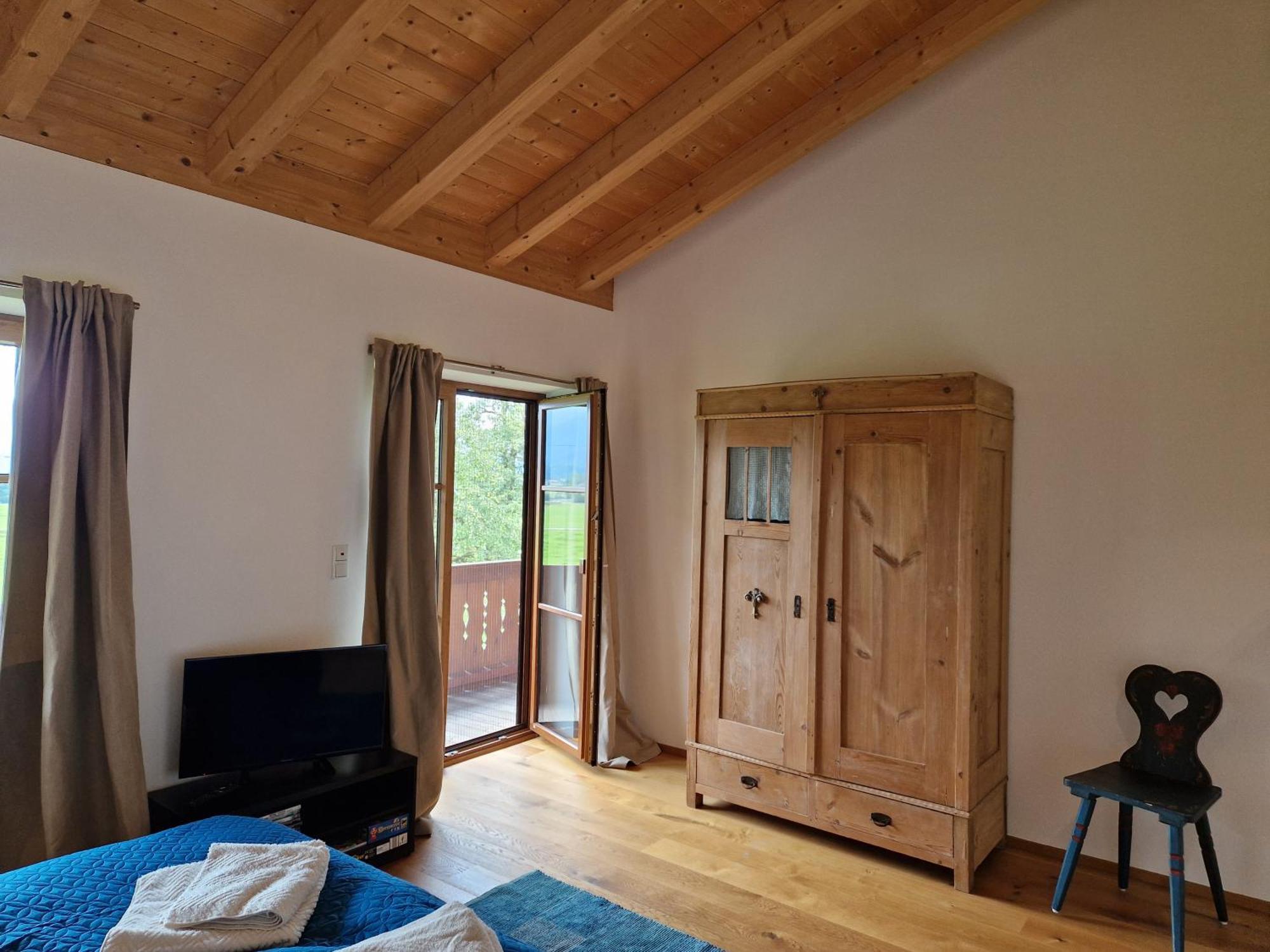 Ferienwohnung Bergeblick Bichl An Der Ludlmuehle Exterior foto